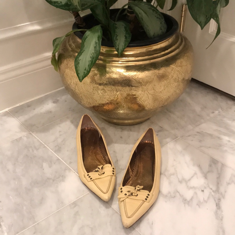 J. Crew - Yellow Leather Flats - 8.5 - Picture 8 of 8
